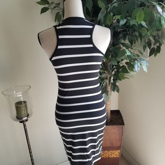 NEW Casual Sleeveless T Shirt Bodycon Dress - Picture 5 of 7